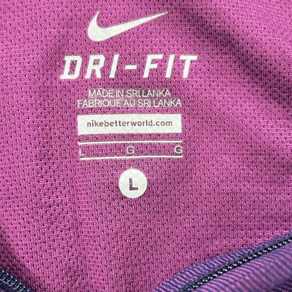 0423 Nike Dri-FIT LIVESTRONG Quarter Zip Running Jacket – Long Sleeve Activewear - Picture 9 of 10